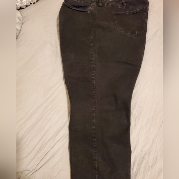 torrid Denim - Torrid Plus 26 Sky High Skinny Crop Black Jeans